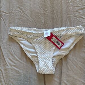 NWT Xhilaration White Mesh Bikini Bottoms